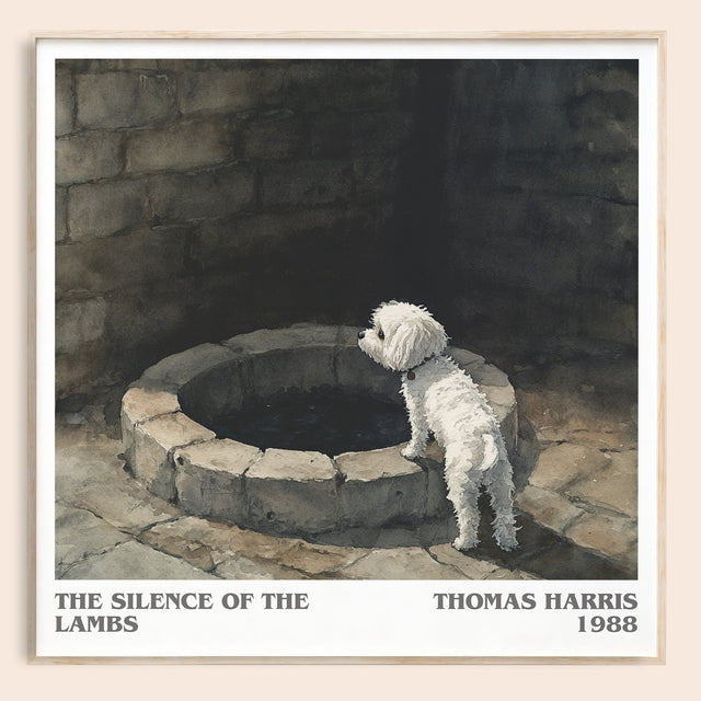 The Silence of the Lambs Literary Art Print by Thomas Harris