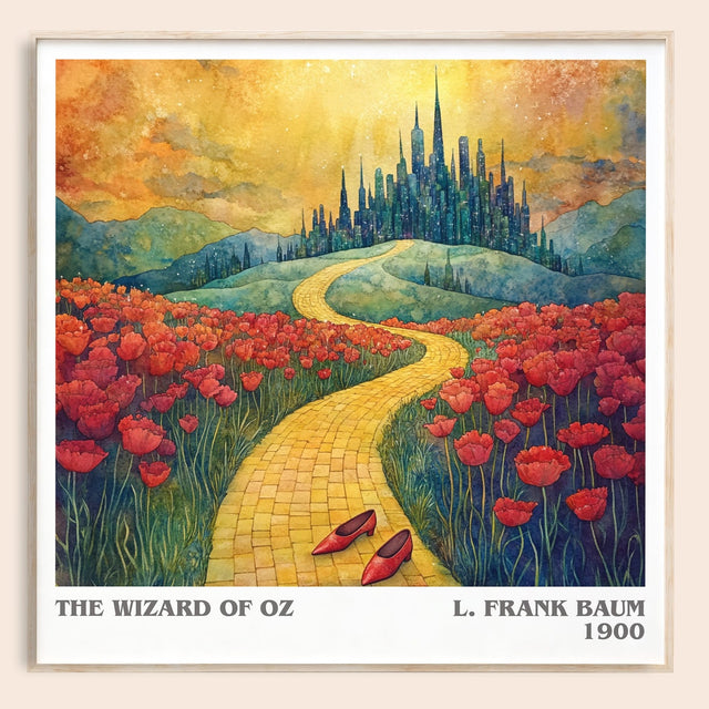 The Wizard Of Oz Literary Art Print by L. Frank Baum
