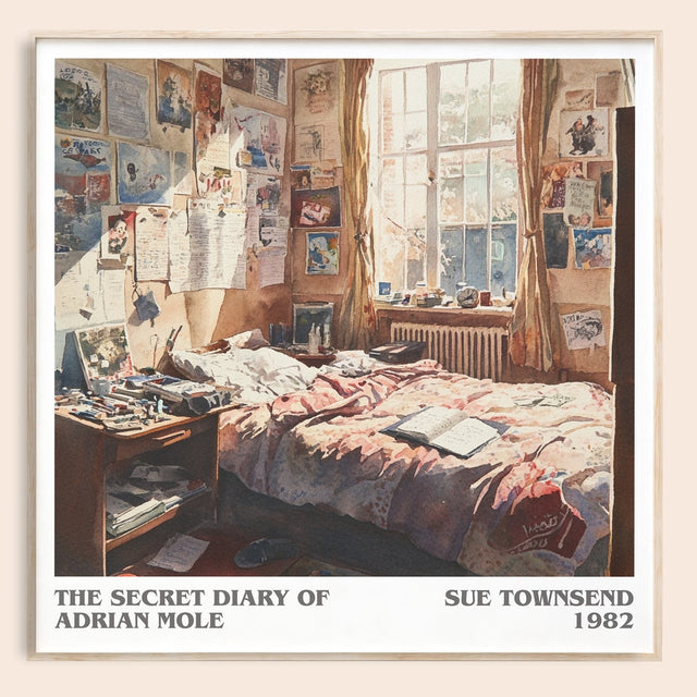 The Secret Diary Of Adrian Mole Literary Art Print by Sue Townsend