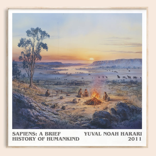 Sapiens: A Brief History of Humankind Literary Art Print by Y. Harari
