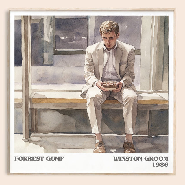 Forrest Gump Literary Art Print by Winston Groom