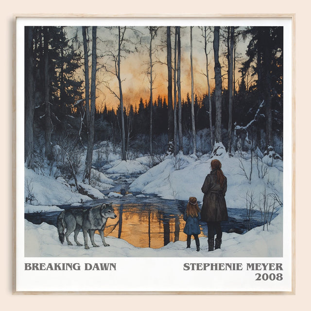 Breaking Dawn Literary Art Print by Stephenie Meyer