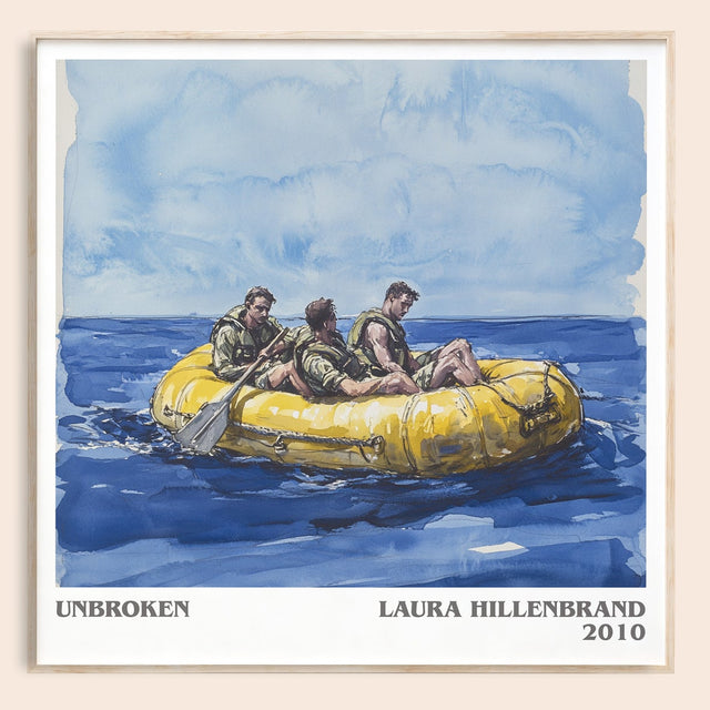 Unbroken Literary Art Print by Laura Hillenbrand