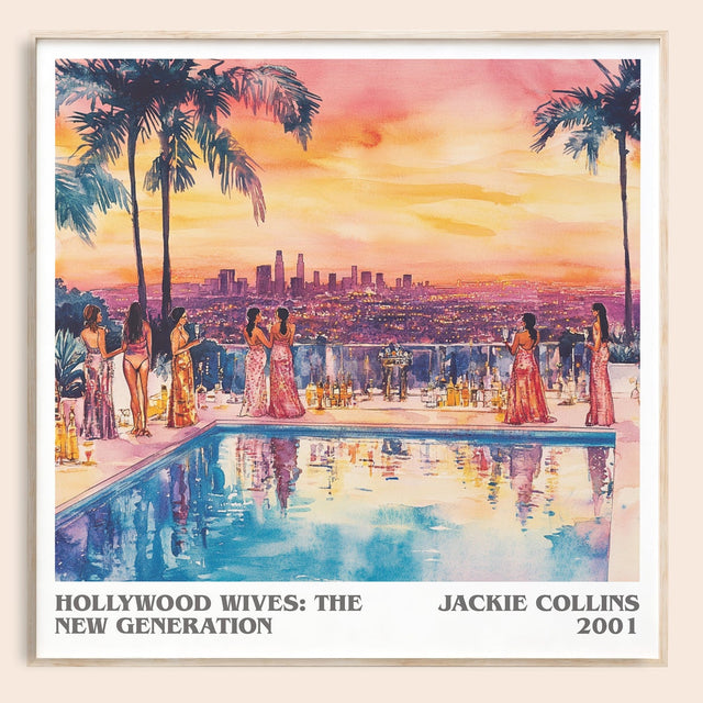 Hollywood Wives: The New Generation Literary Art Print by J. Collins