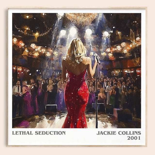 Lethal Seduction Literary Art Print by Jackie Collins