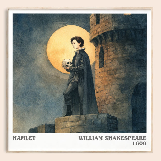 Hamlet Literary Art Print by William Shakespeare