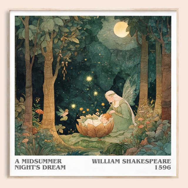 A Midsummer Night's Dream Literary Art Print by William Shakespeare