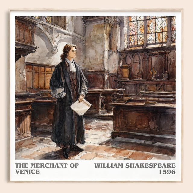 The Merchant of Venice Literary Art Print by William Shakespeare
