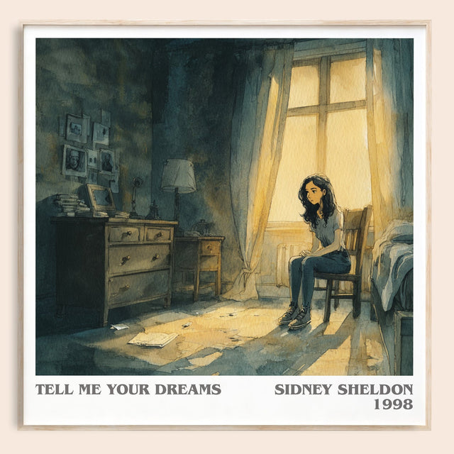 Tell Me Your Dreams Literary Art Print by Sidney Sheldon