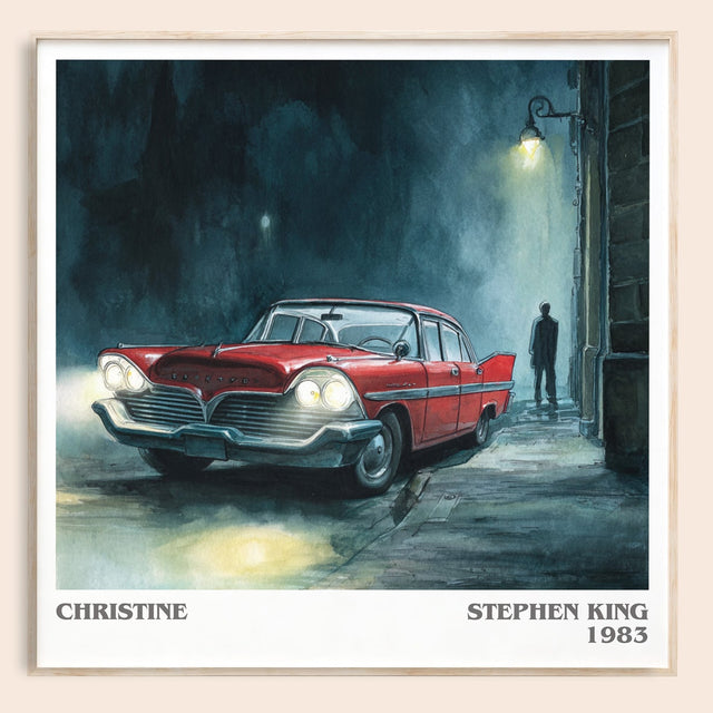 Christine Literary Art Print by Stephen King