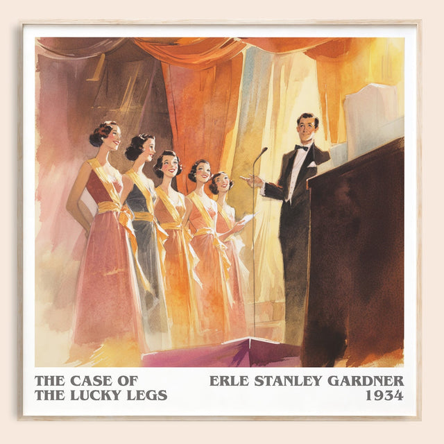 The Case of the Lucky Legs Literary Art Print by Erle Stanley Gardner