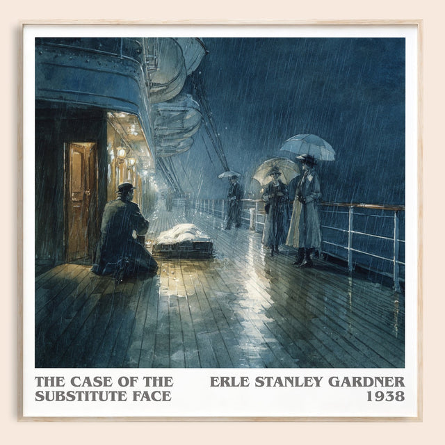 Case of the Substitute Face Literary Art Print by Erle Stanley Gardner