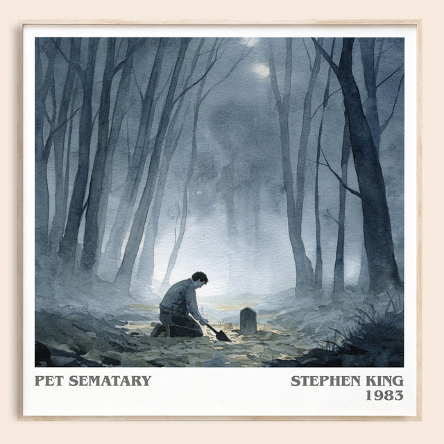 Pet Sematary Literary Art Print by Stephen King