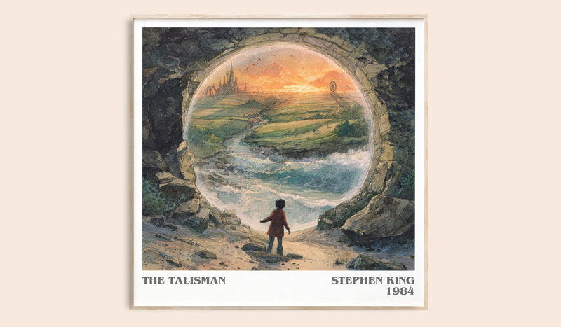 The Talisman literary book poster by Stephen King – framed literary art print