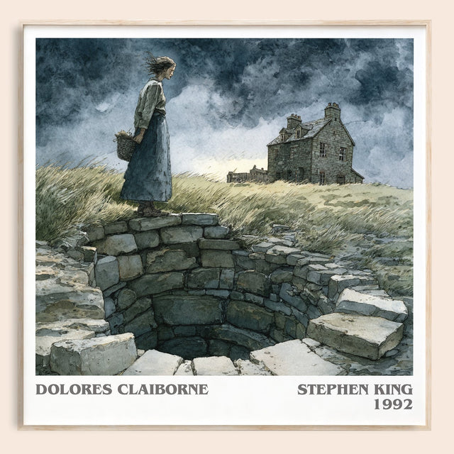Dolores Claiborne Literary Art Print by Stephen King