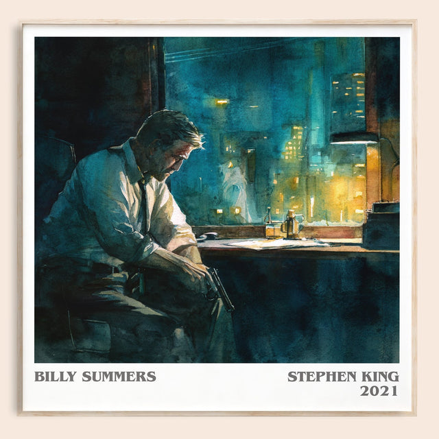 Billy Summers Literary Art Print by Stephen King