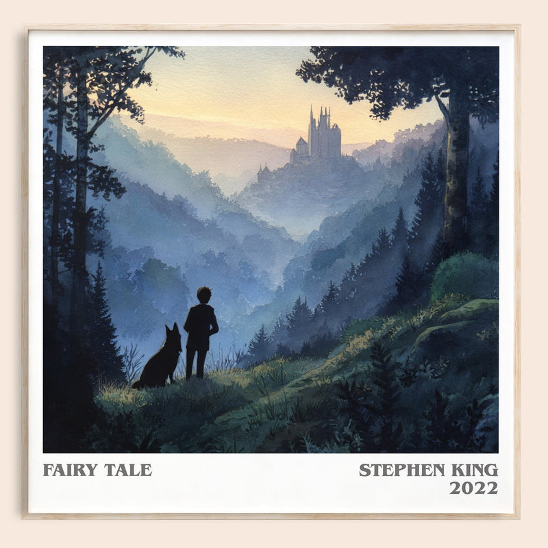 Fairy Tale literary book poster by Stephen King – framed literary art print