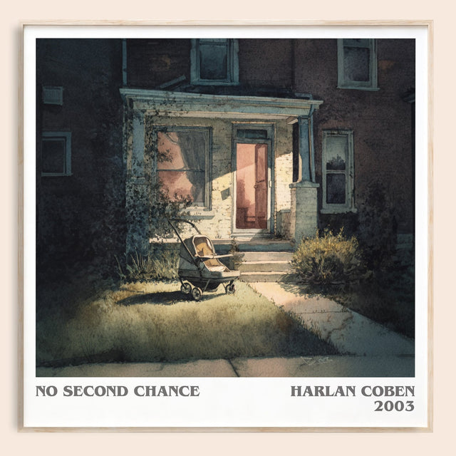 No Second Chance Literary Art Print by Harlan Coben