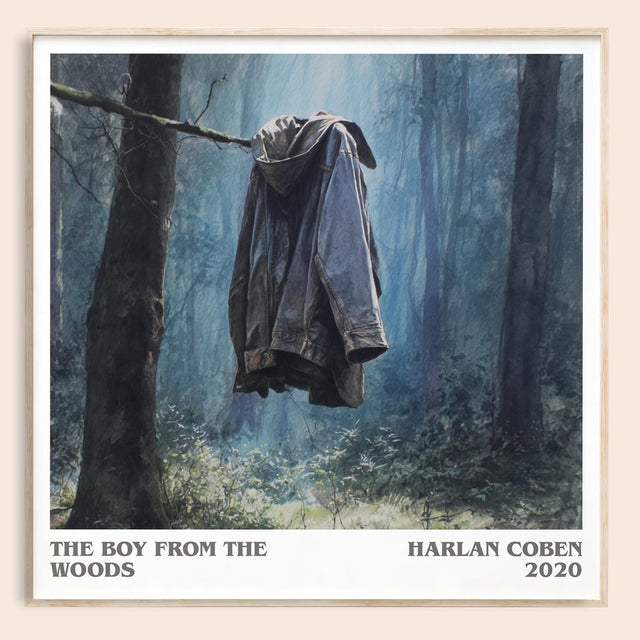 The Boy from the Woods Literary Art Print by Harlan Coben