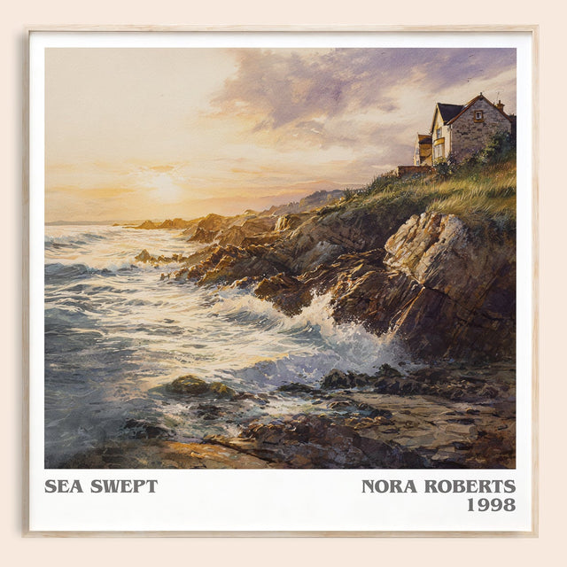Sea Swept Literary Art Print by Nora Roberts