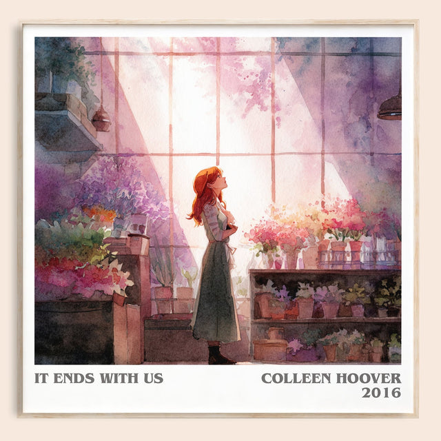 It Ends with Us Literary Art Print by Colleen Hoover