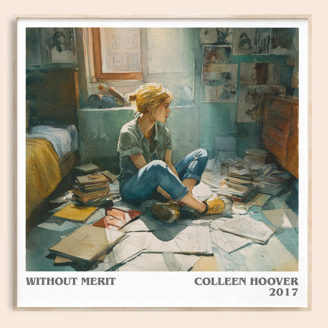 Without Merit Literary Art Print by Colleen Hoover