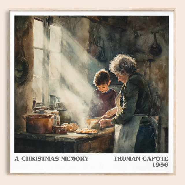 A Christmas Memory Literary Art Print by Truman Capote