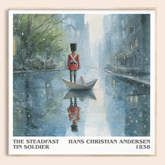 Steadfast Tin Soldier Literary Art Print by Hans Christian Andersen
