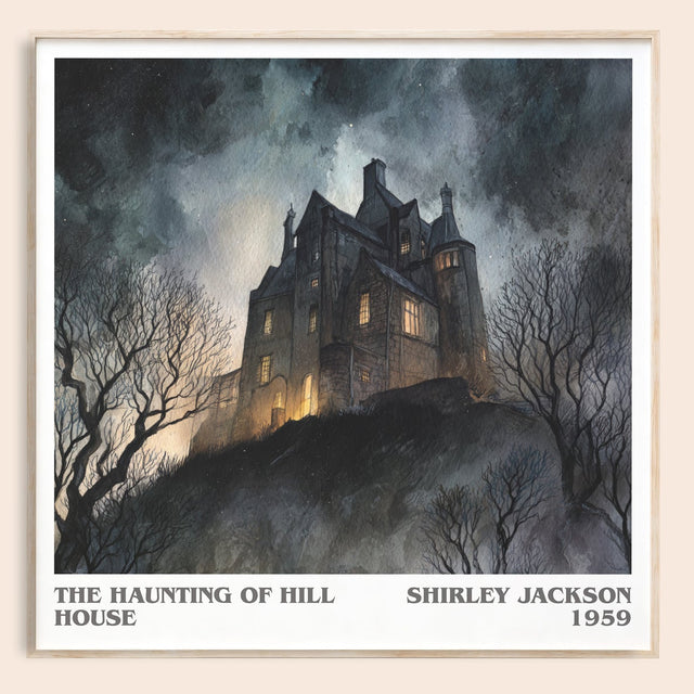 The Haunting of Hill House Literary Art Print by Shirley Jackson