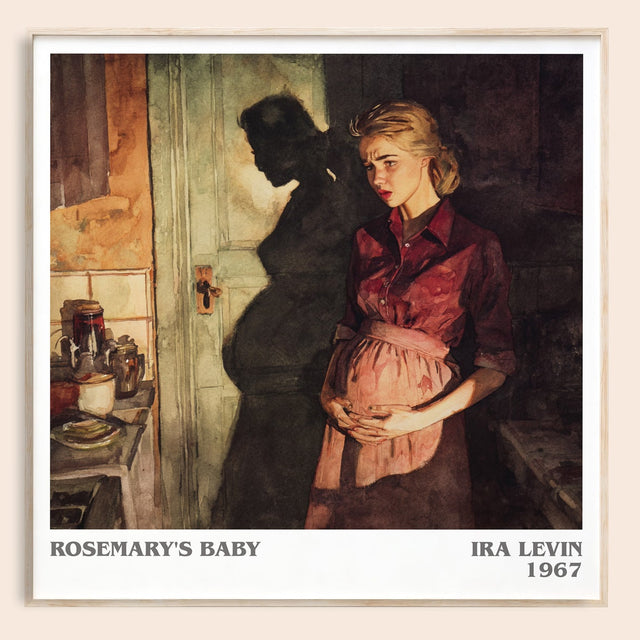 Rosemary's Baby Literary Art Print by Ira Levin