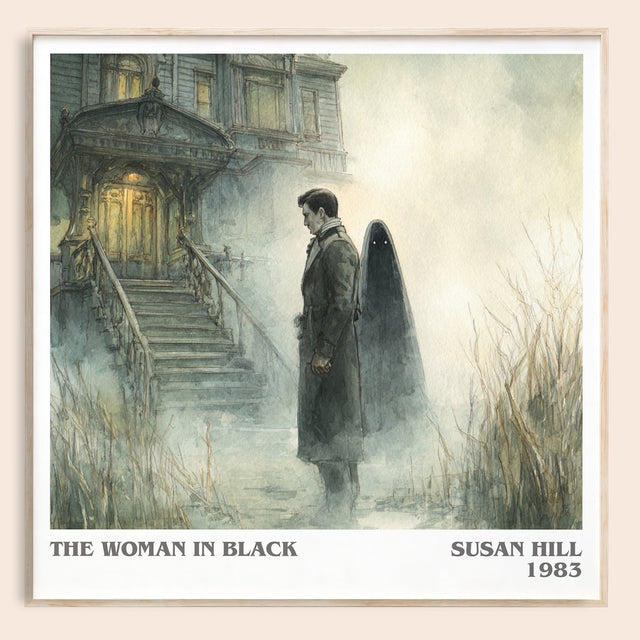 The Woman in Black Literary Art Print by Susan Hill