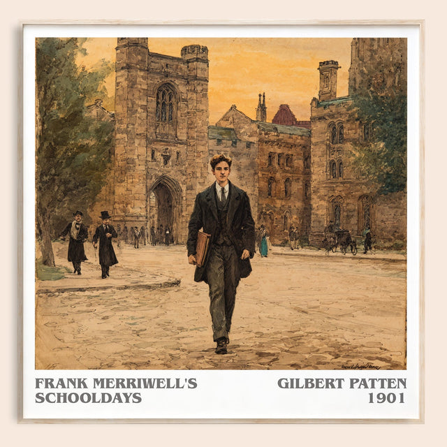 Frank Merriwell's Schooldays Literary Art Print by Gilbert Patten