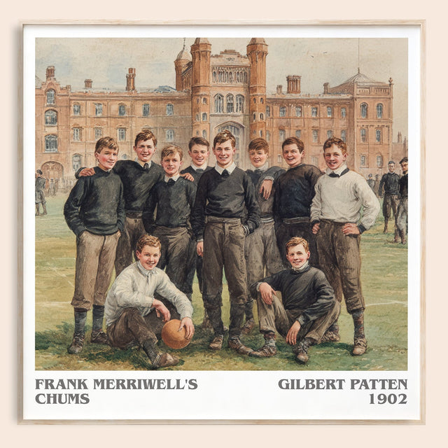 Frank Merriwell's Chums Literary Art Print by Gilbert Patten