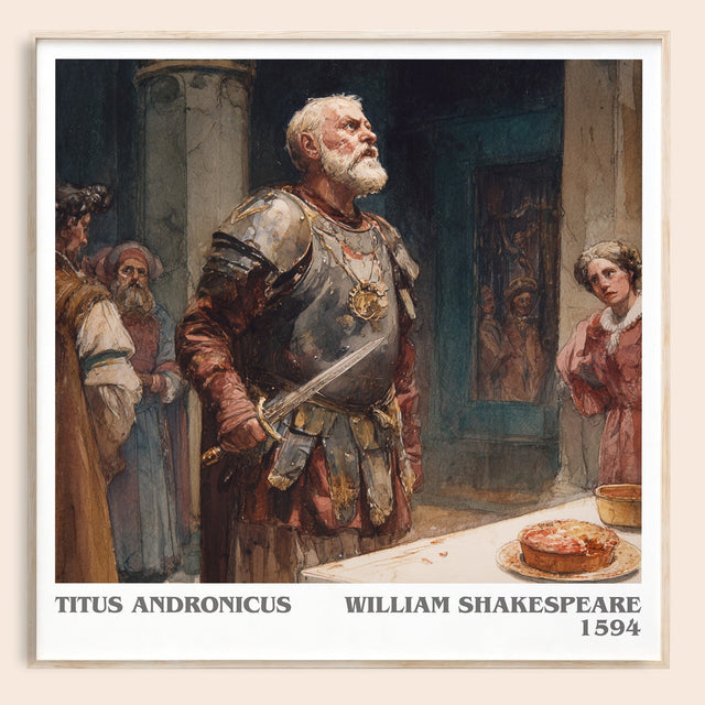 Titus Andronicus Literary Art Print by William Shakespeare