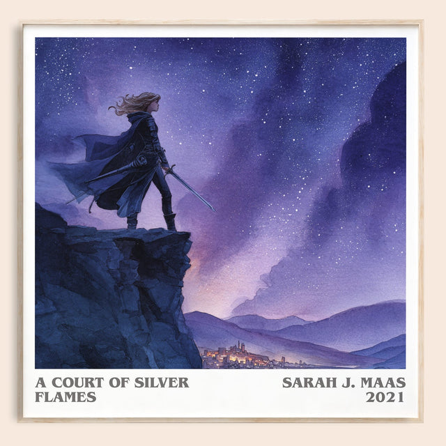 A Court Of Silver Flames Literary Art Print by Sarah J. Maas