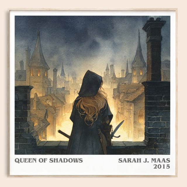 Queen of Shadows Literary Art Print by Sarah J. Maas