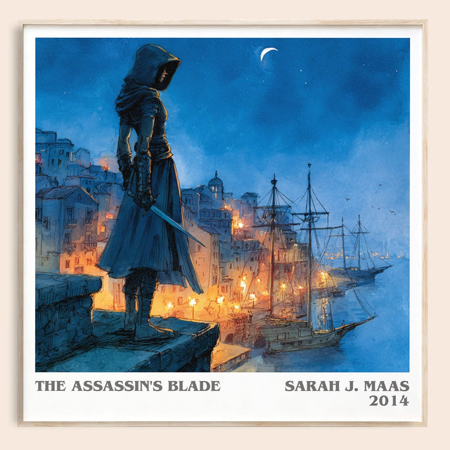 The Assassin's Blade Literary Art Print by Sarah J. Maas