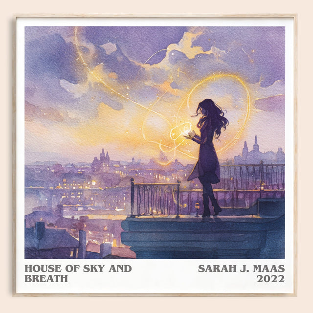 House of Sky and Breath Literary Art Print by Sarah J. Maas
