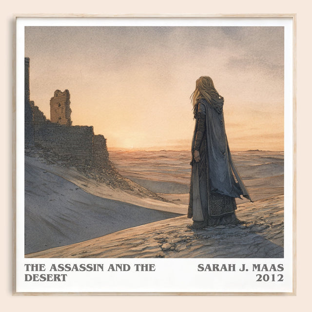 The Assassin And The Desert Literary Art Print by Sarah J. Maas