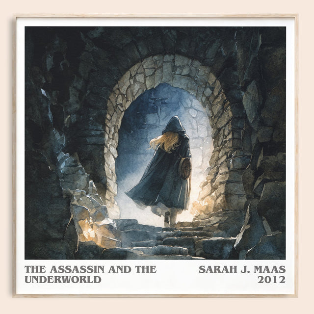 The Assassin And The Underworld Literary Art Print by Sarah J. Maas
