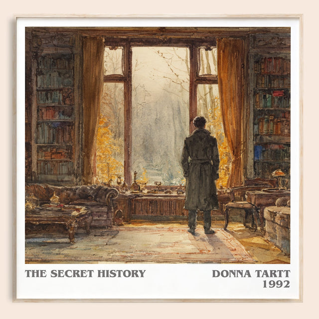 The Secret History Literary Art Print by Donna Tartt