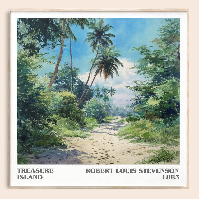 Treasure Island Literary Art Print by Robert Louis Stevenson