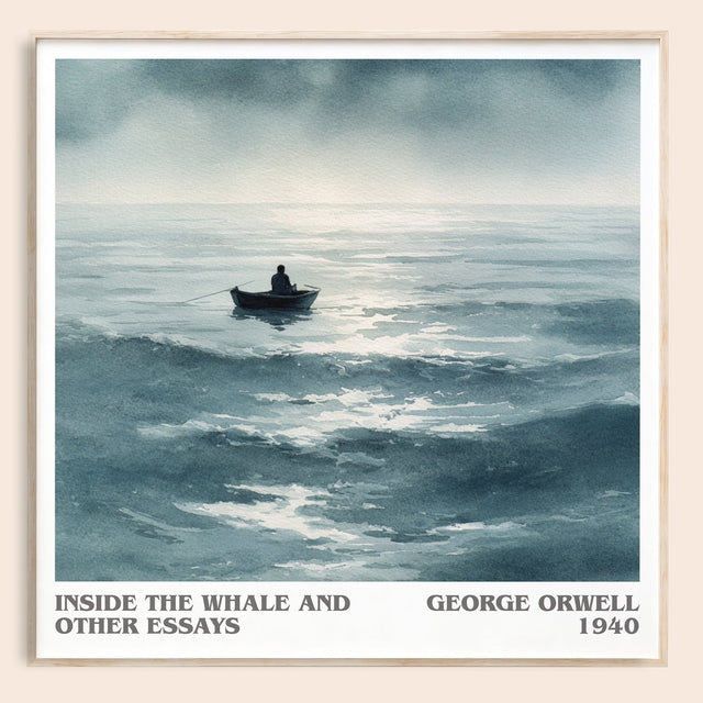 Inside the Whale and Other Essays Literary Art Print by George Orwell