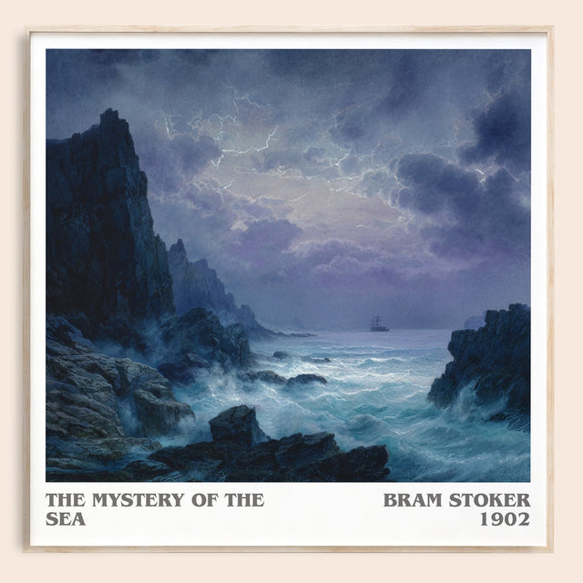 The Mystery Of The Sea Literary Art Print by Bram Stoker