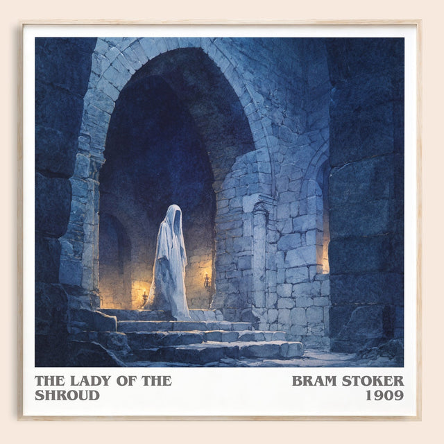 The Lady of the Shroud Literary Art Print by Bram Stoker