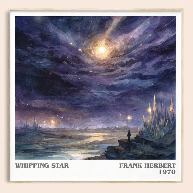 Whipping Star Literary Art Print by Frank Herbert