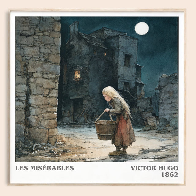 Les Misérables Literary Art Print by Victor Hugo