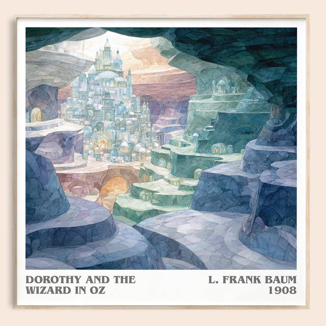 Dorothy And The Wizard In Oz Literary Art Print by L. Frank Baum