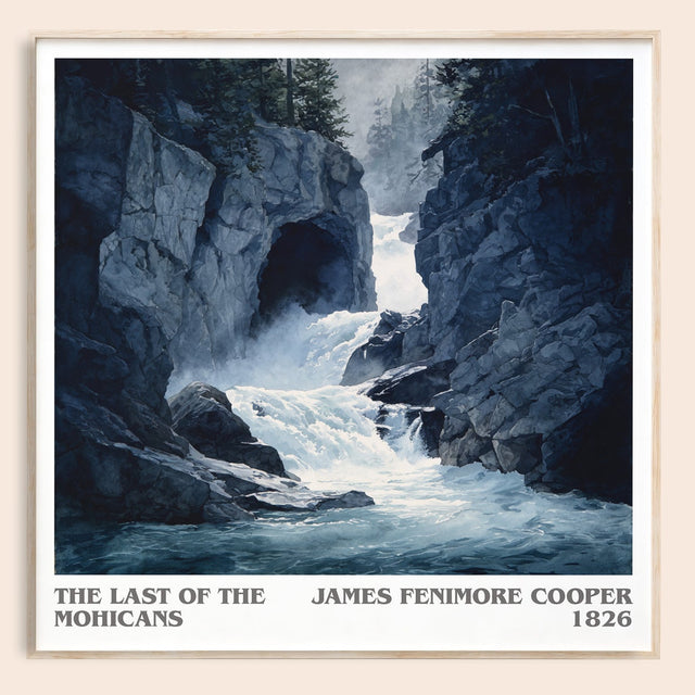 The Last Of The Mohicans Literary Art Print by James Fenimore Cooper