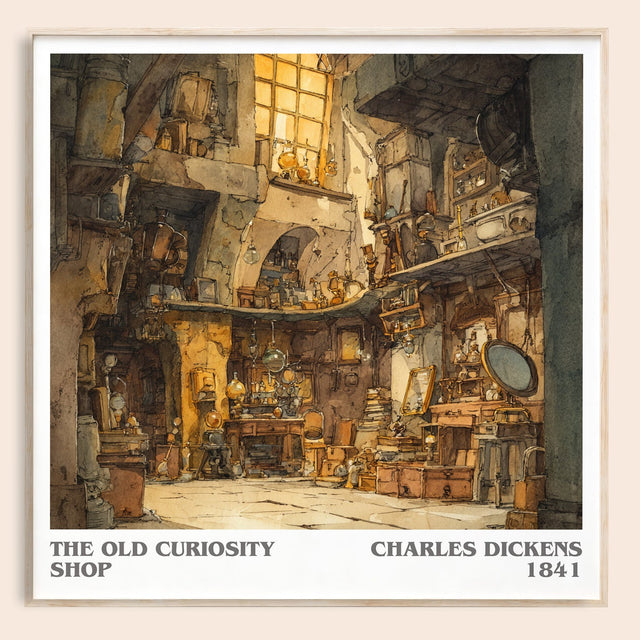 The Old Curiosity Shop Literary Art Print by Charles Dickens